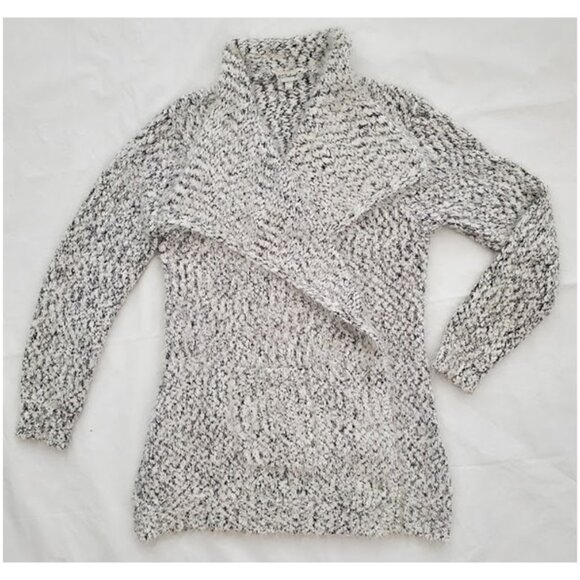 PJ Salvage Soft Eyelash Knit Open Front Cardigan Sweater Size M Cozycore Layer - Picture 3 of 10